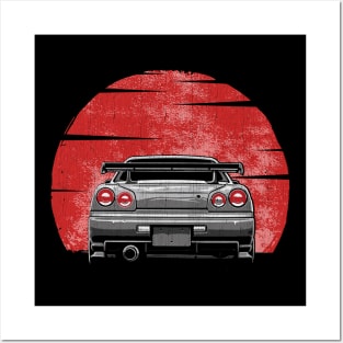 Vintage JDM GT-R Posters and Art